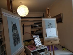 Pet Portrait, Cat, Cat Portrait, Pastel, Artist, Drawing, Painting, hand drawn